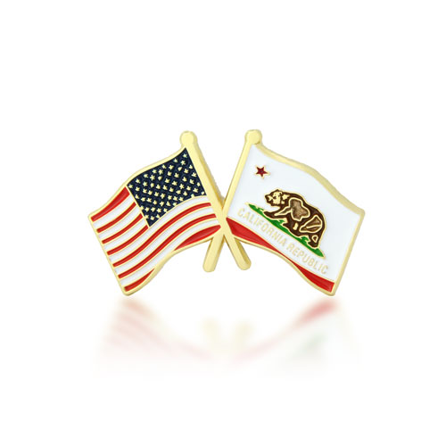 California and USA pins -GSJJ